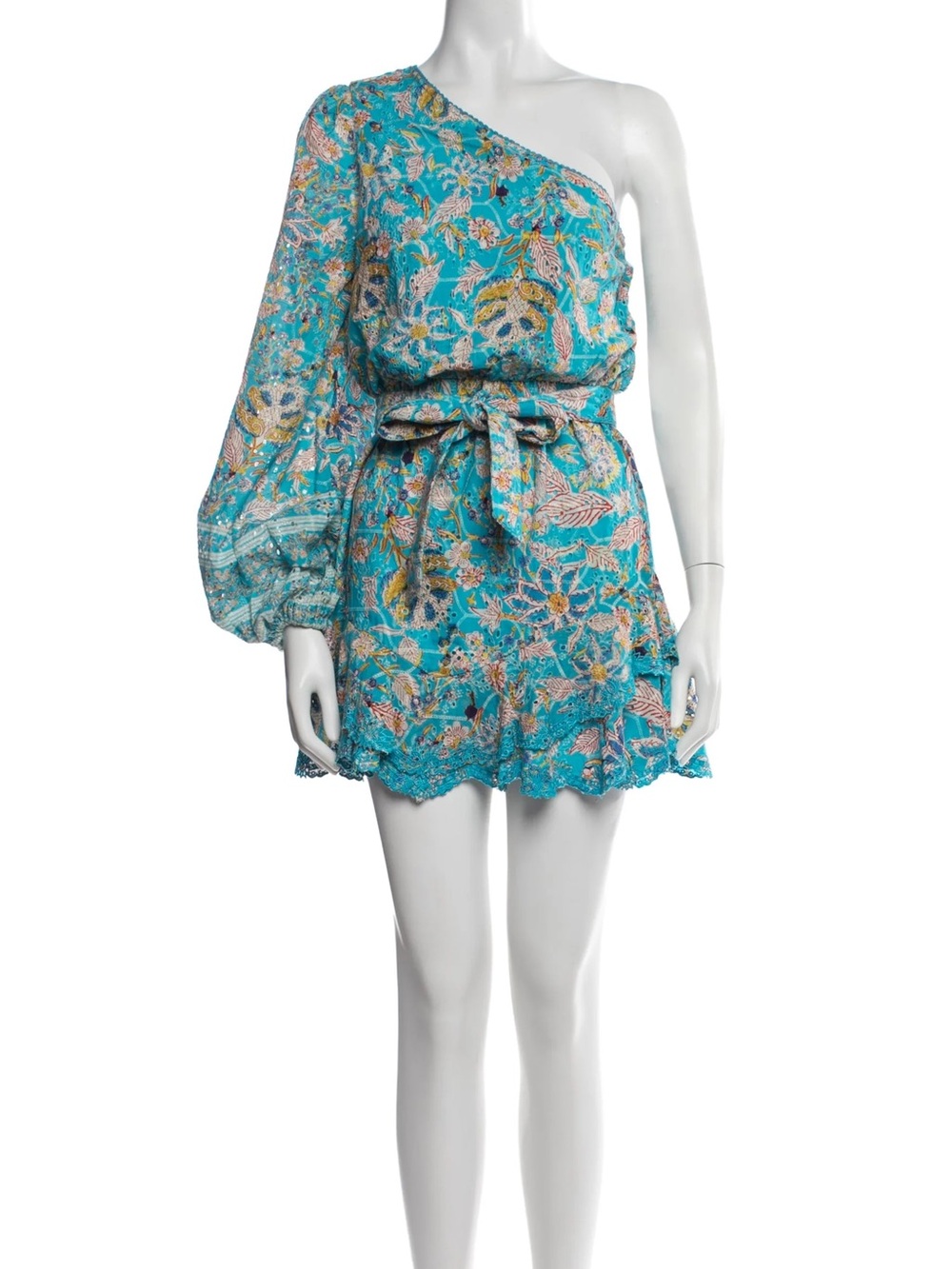 Hemant and Nandita Floral Print Mini Dress